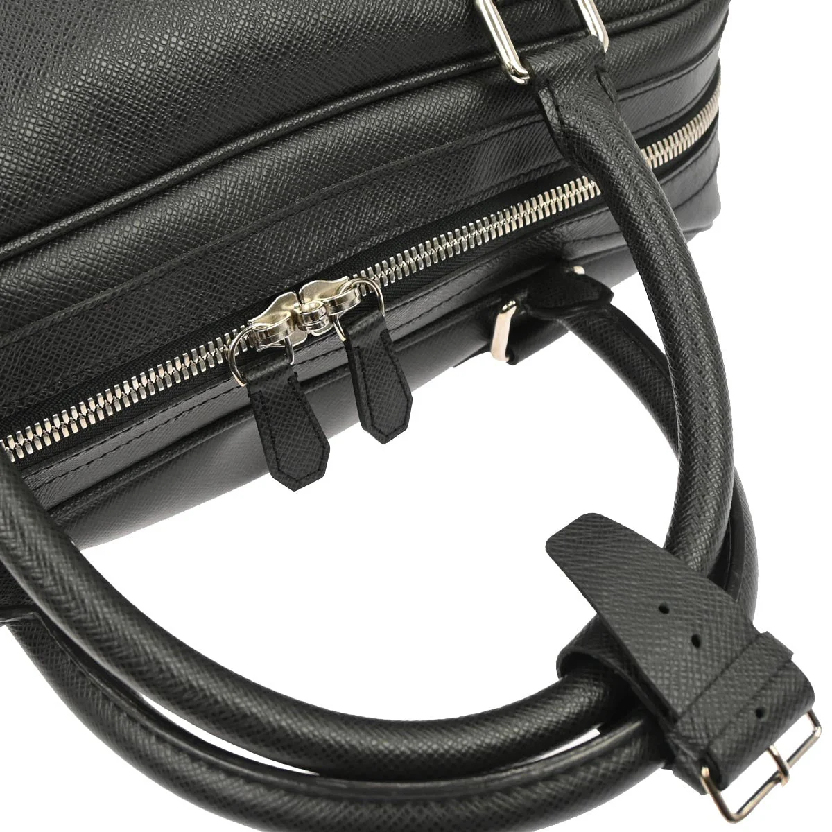 Louis Vuitton Black Taiga Stanislav Travel Handbag M31152 - Image 3