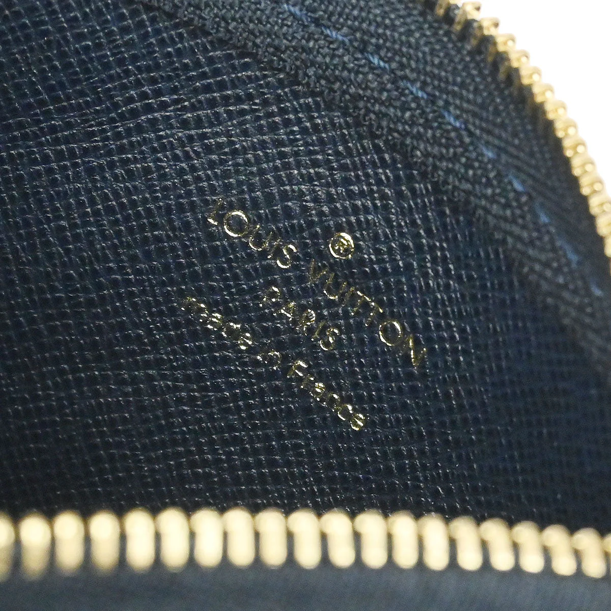 Louis Vuitton 2013 Navy Monogram Idylle Pochette Cles Coin Case M62995 - Image 6