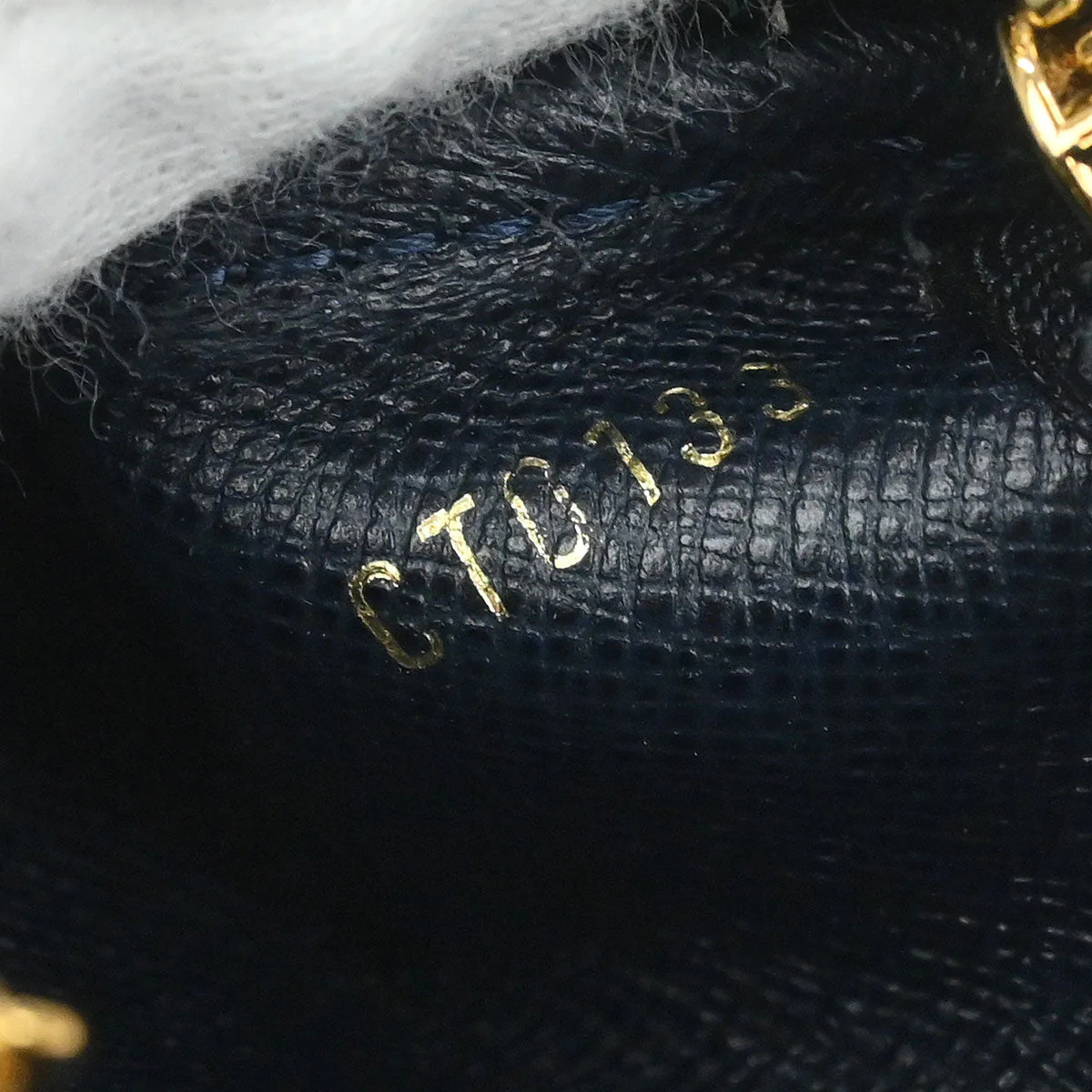 Louis Vuitton 2013 Navy Monogram Idylle Pochette Cles Coin Case M62995 - Image 7