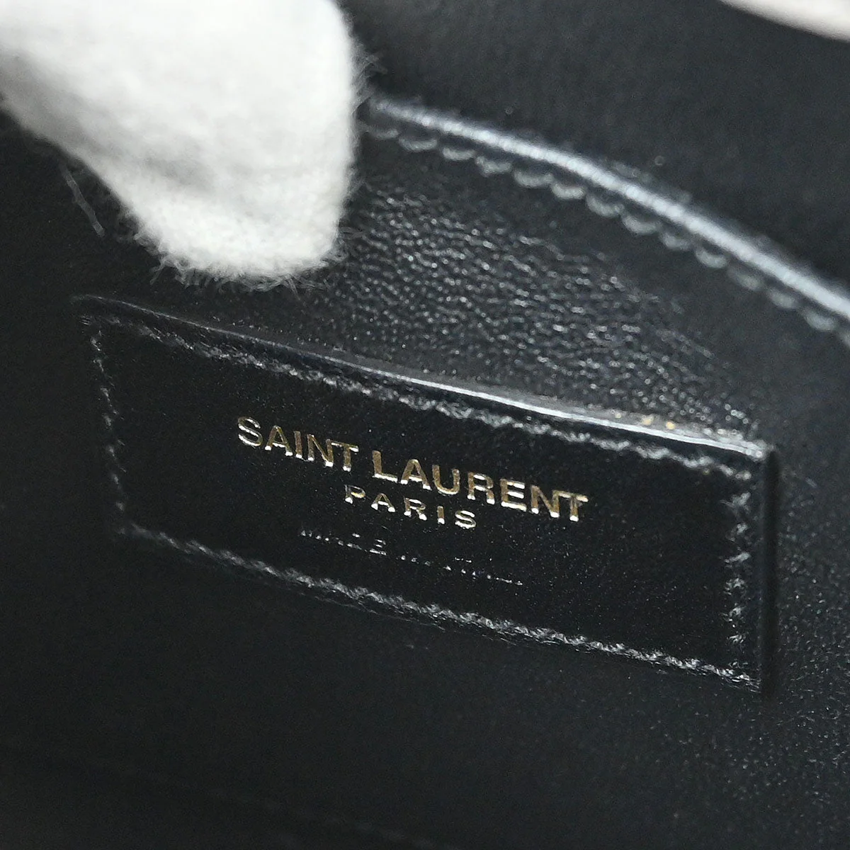 Saint Laurent Gray Calfskin Sac de Jour 2way Shoulder Handbag - Image 8