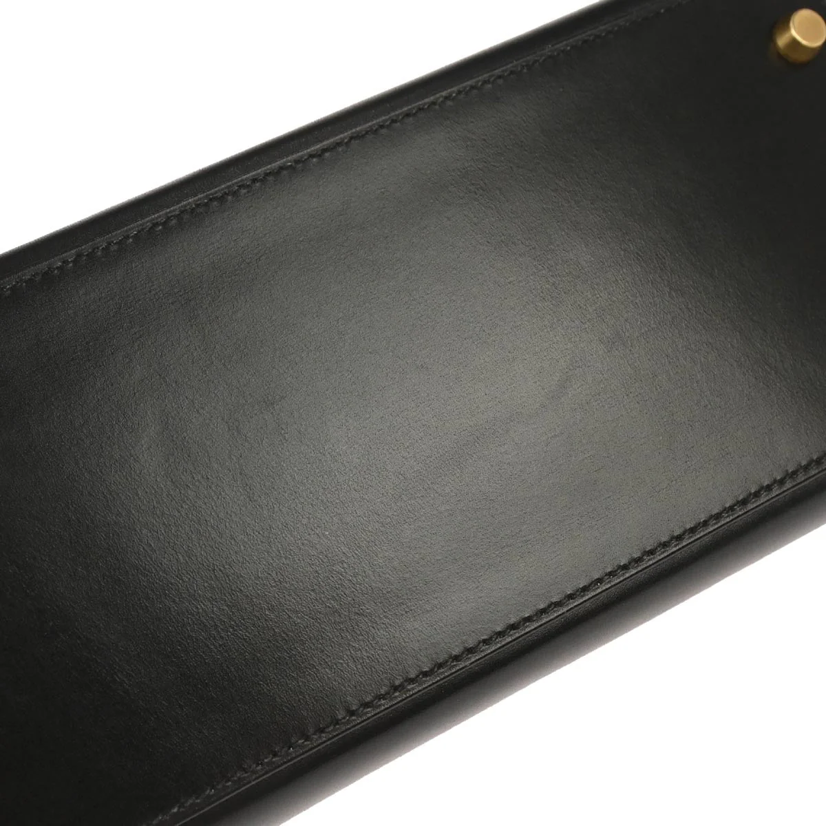 Hermes Black Box Calf Kelly 28 Sellier 2way Shoulder Handbag - Image 6