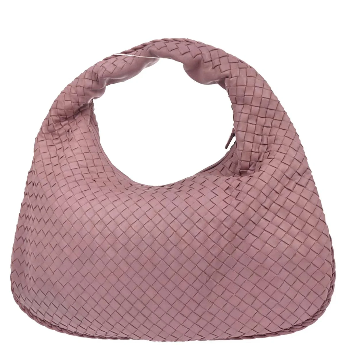 Bottega Veneta Pink Lambskin Intrecciato Hobo Handbag - Image 2