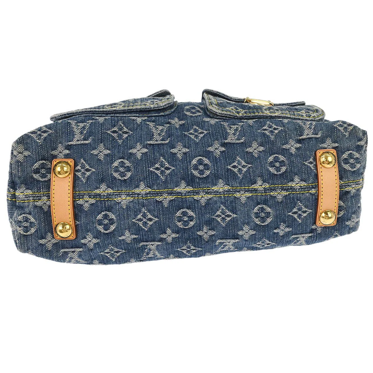 Louis Vuitton Monogram Denim Baggy GM 2way Shoulder Bag M95048 - Image 4