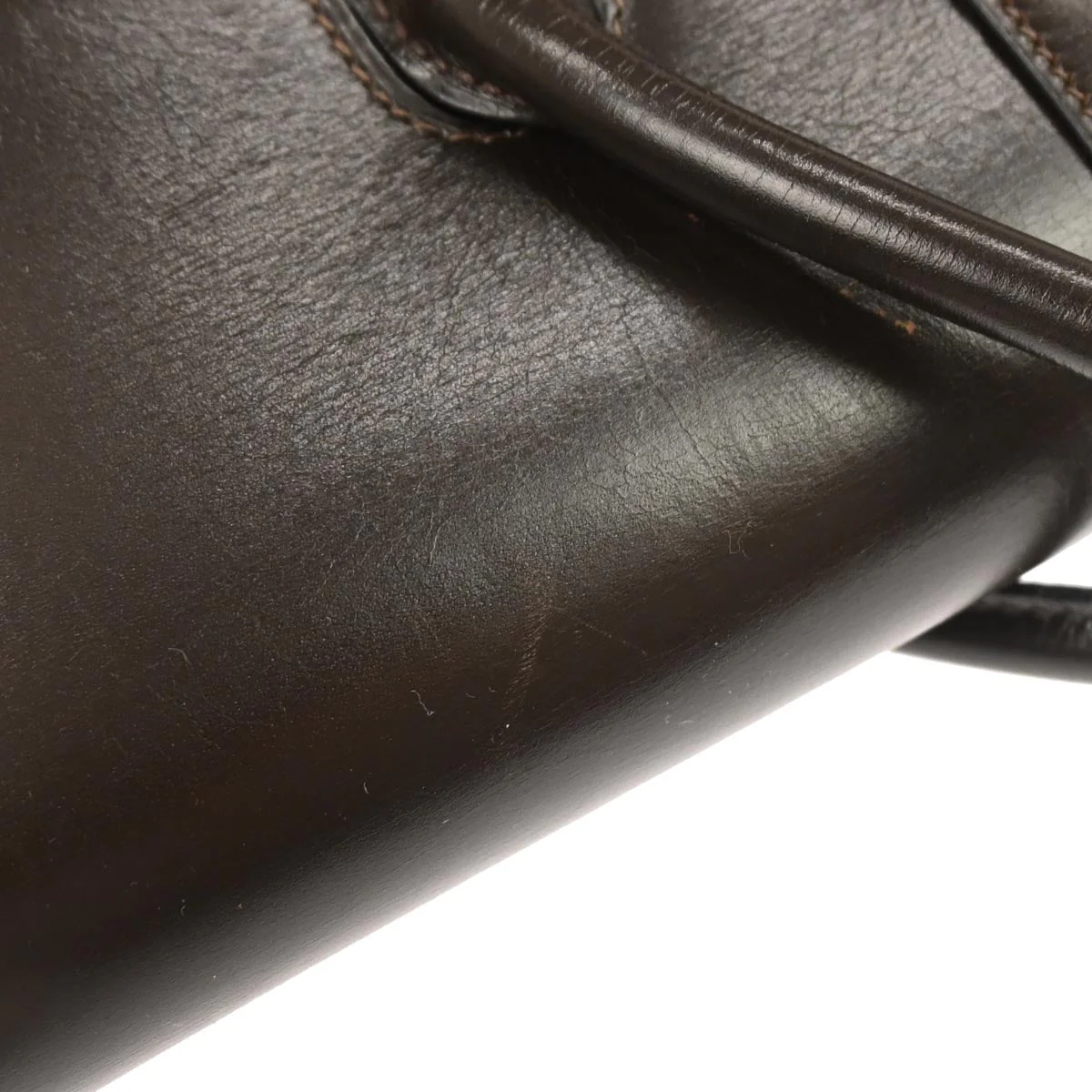 Hermes Cafe Box Calf Drag 27 Handbag - Image 3