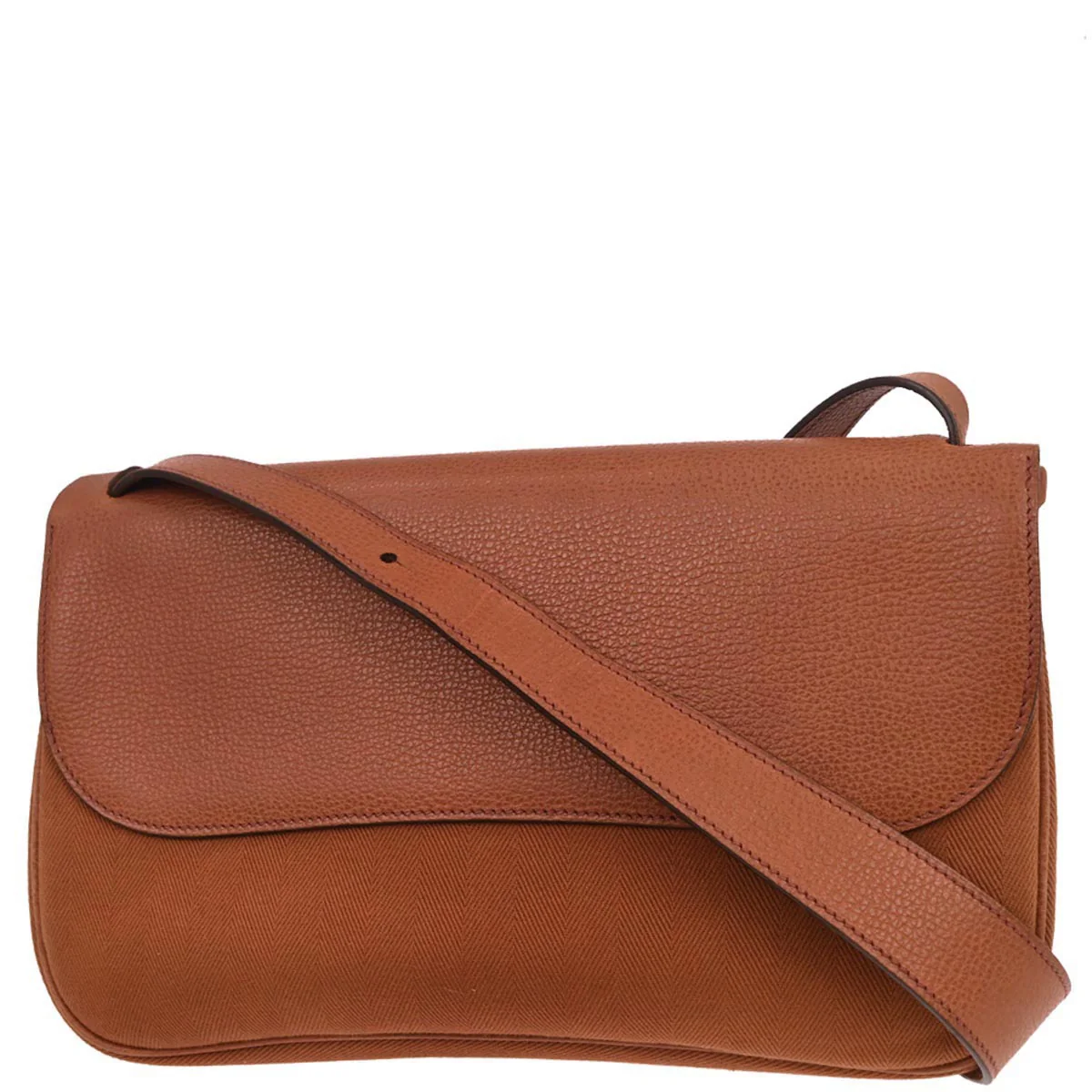 Hermes Orange Toile Vache Liegee Sac Colorado MM Shoulder Bag - Image 2