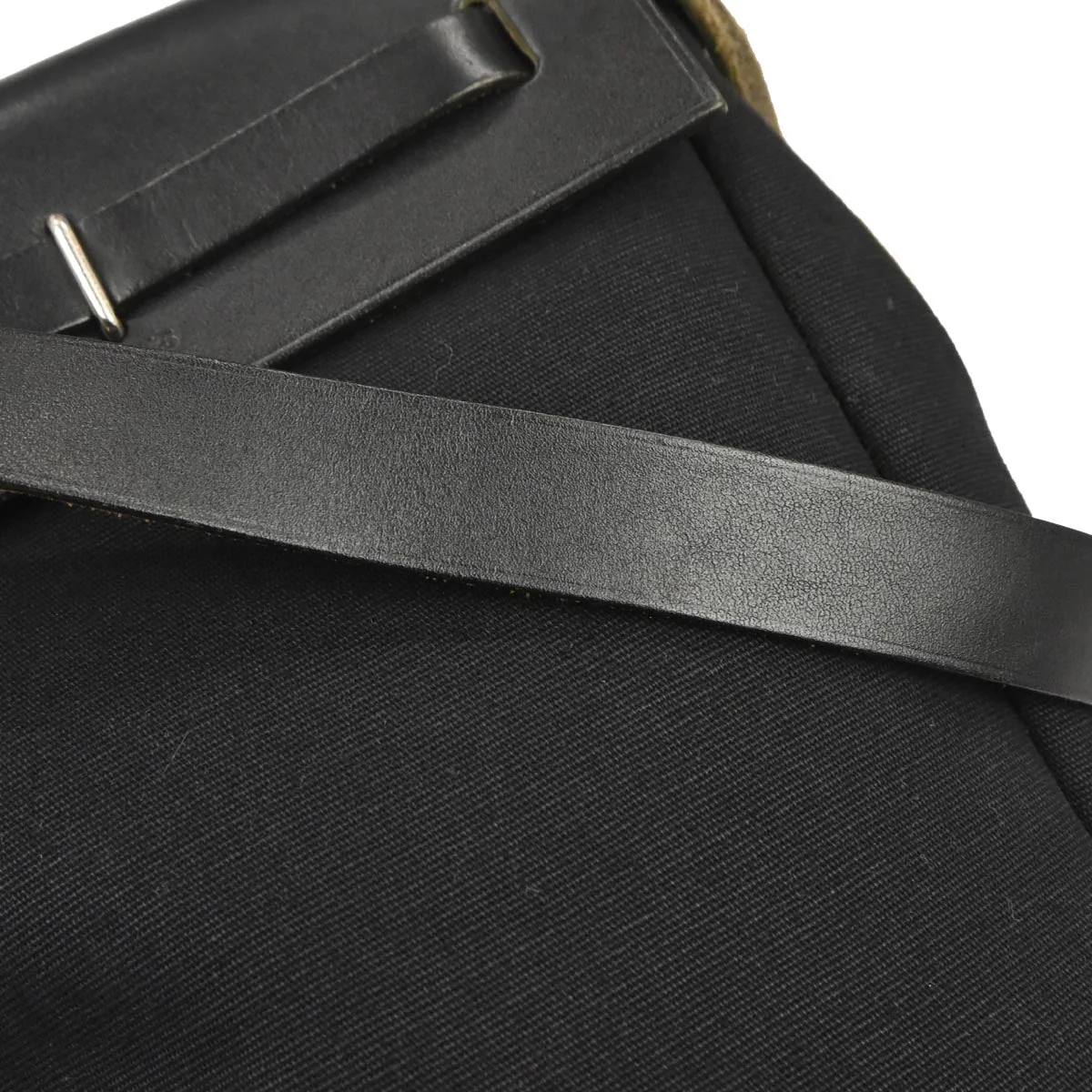 Hermes Black Natural Toile Officier GM Herbag TPM 2 in 1 Shoulder Bag - Image 4