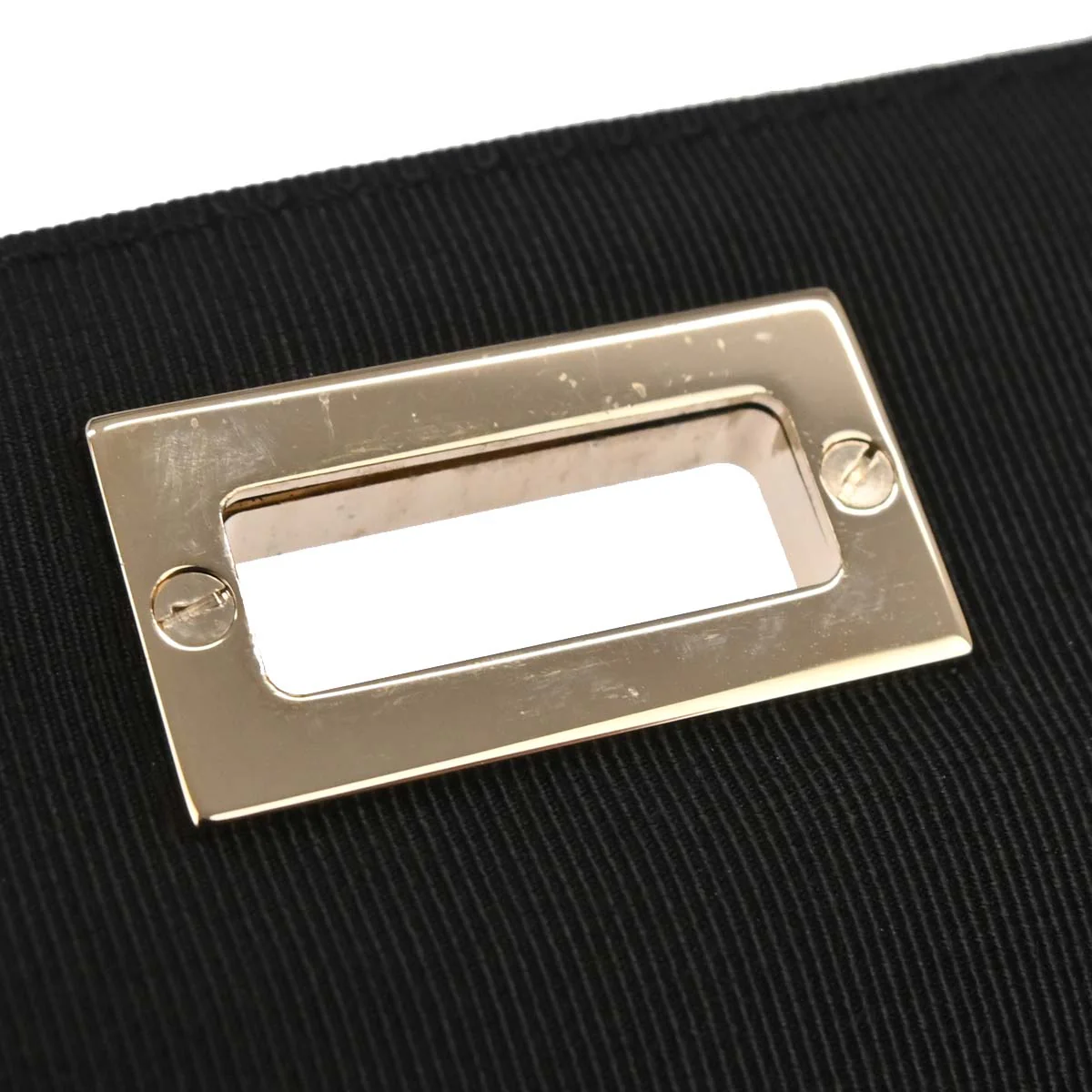 Chanel 2008-2009 Black Satin Mademoiselle Lock Handbag - Image 7