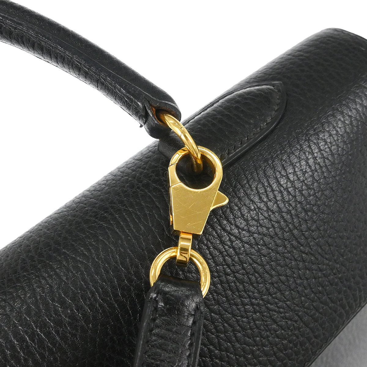 Hermes Black Ardennes Kelly 35 Sellier 2way Shoulder Handbag - Image 7