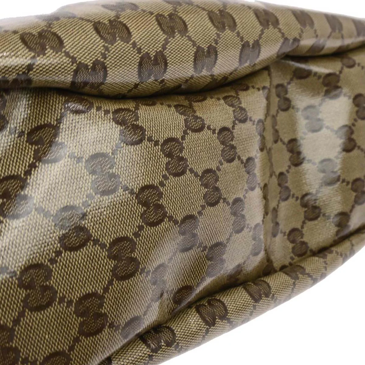 Gucci Brown PVC GG Abbey D Ring Tote Handbag - Image 3