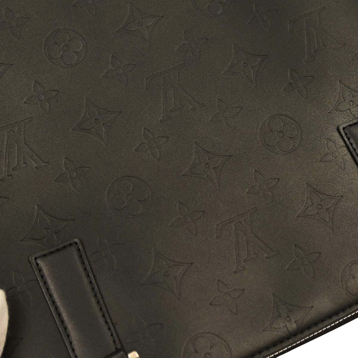 Louis Vuitton 2003 Black Monogram Mat Stockton Tote Handbag M55112 - Image 3