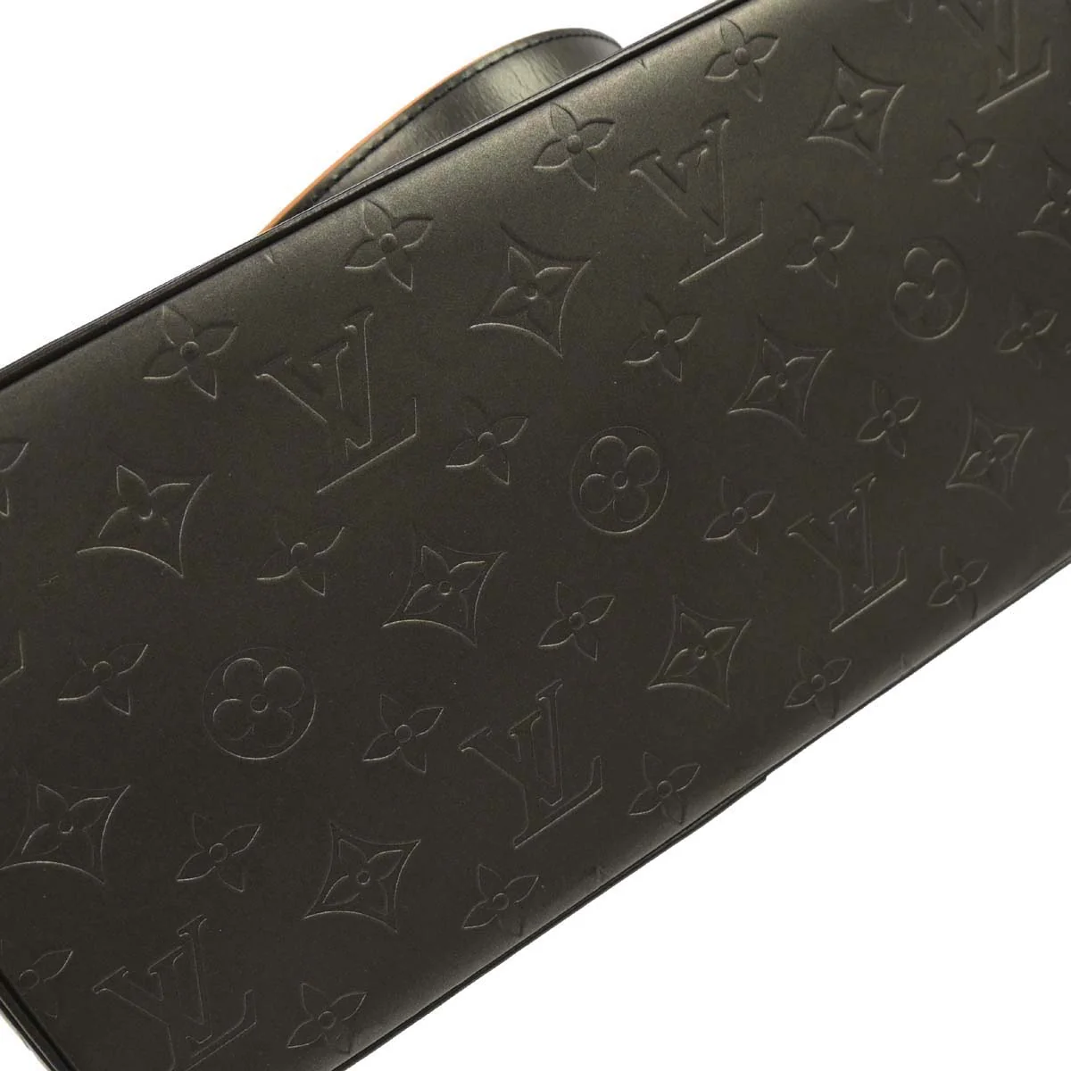 Louis Vuitton 2003 Black Monogram Mat Stockton Tote Handbag M55112 - Image 6