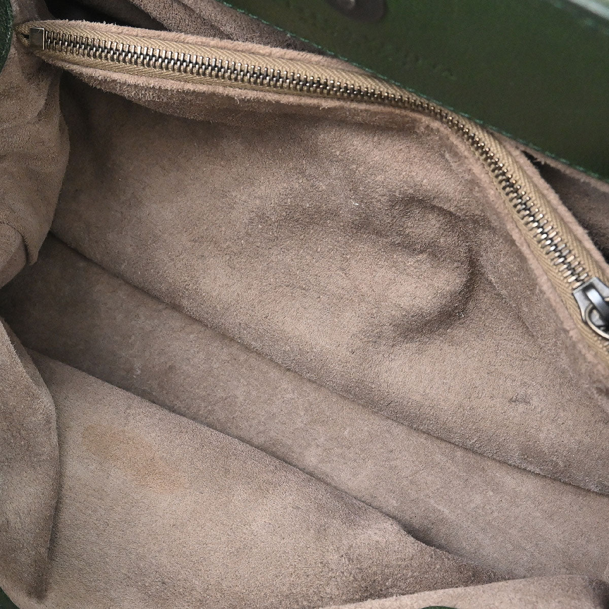 Bottega Veneta Green Leather Tote Handbag - Image 9