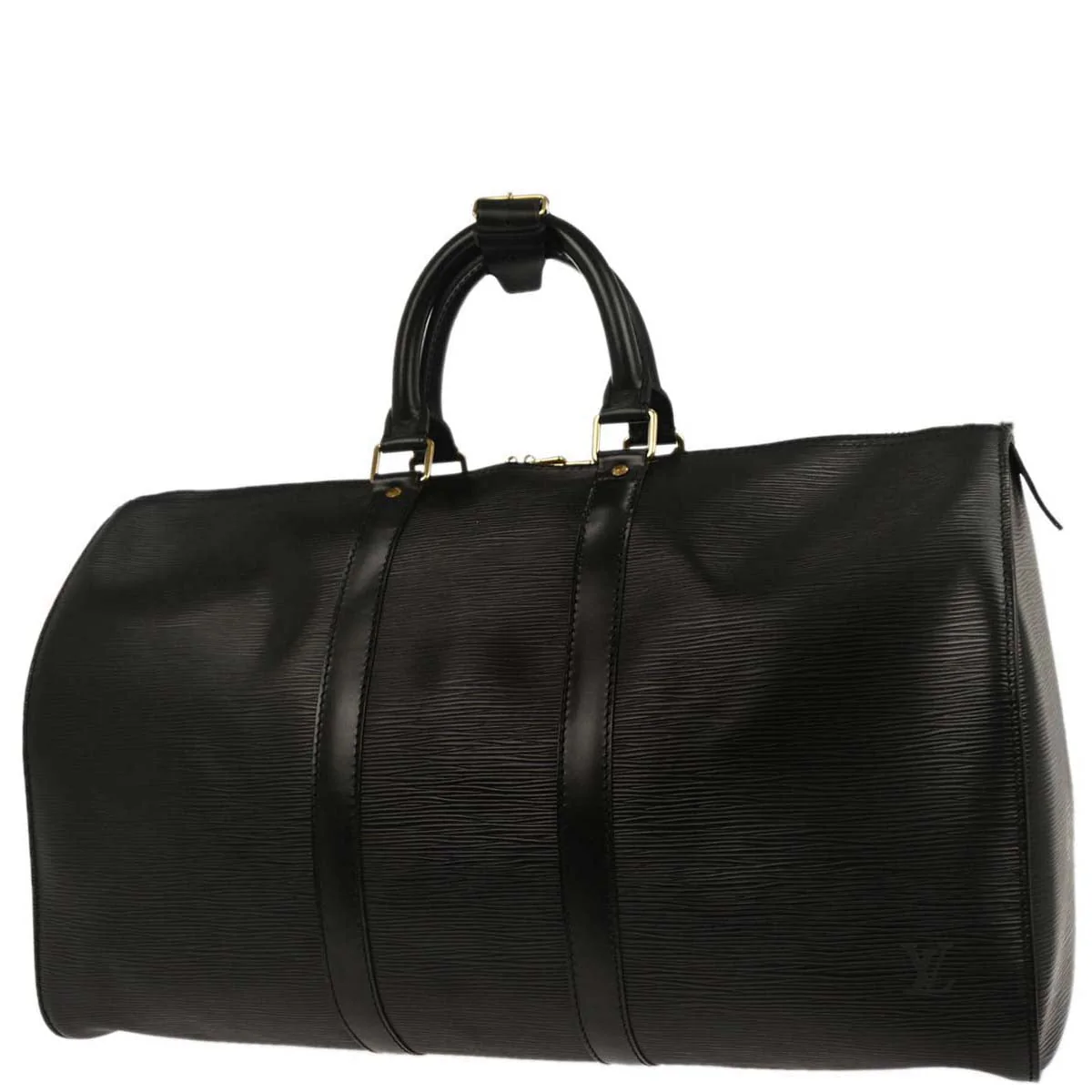 Louis Vuitton Black Epi Keepall 45 Travel Handbag M42972 - Image 2