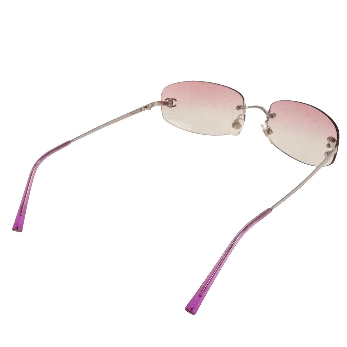 Chanel Sunglasses Eyewear Purple Small Good - Image 2