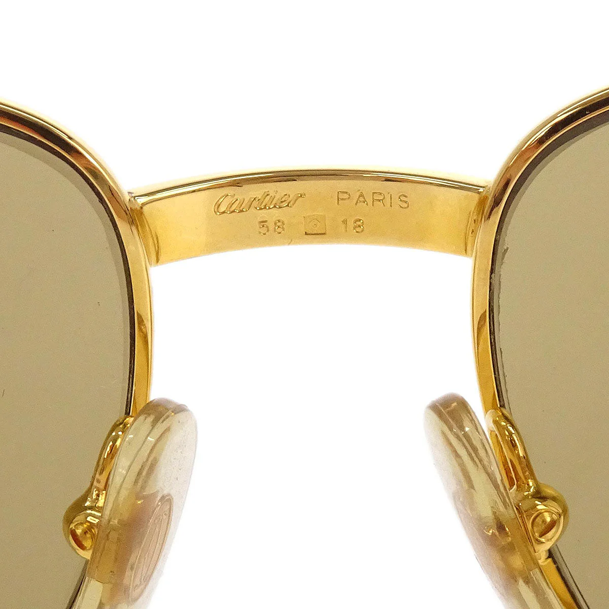 Cartier Must de Cartier Sunglasses Eyewear Brown Small Good - Image 4