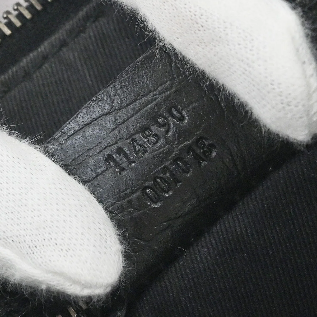 Gucci Black Canvas Horsebit Handbag - Image 10