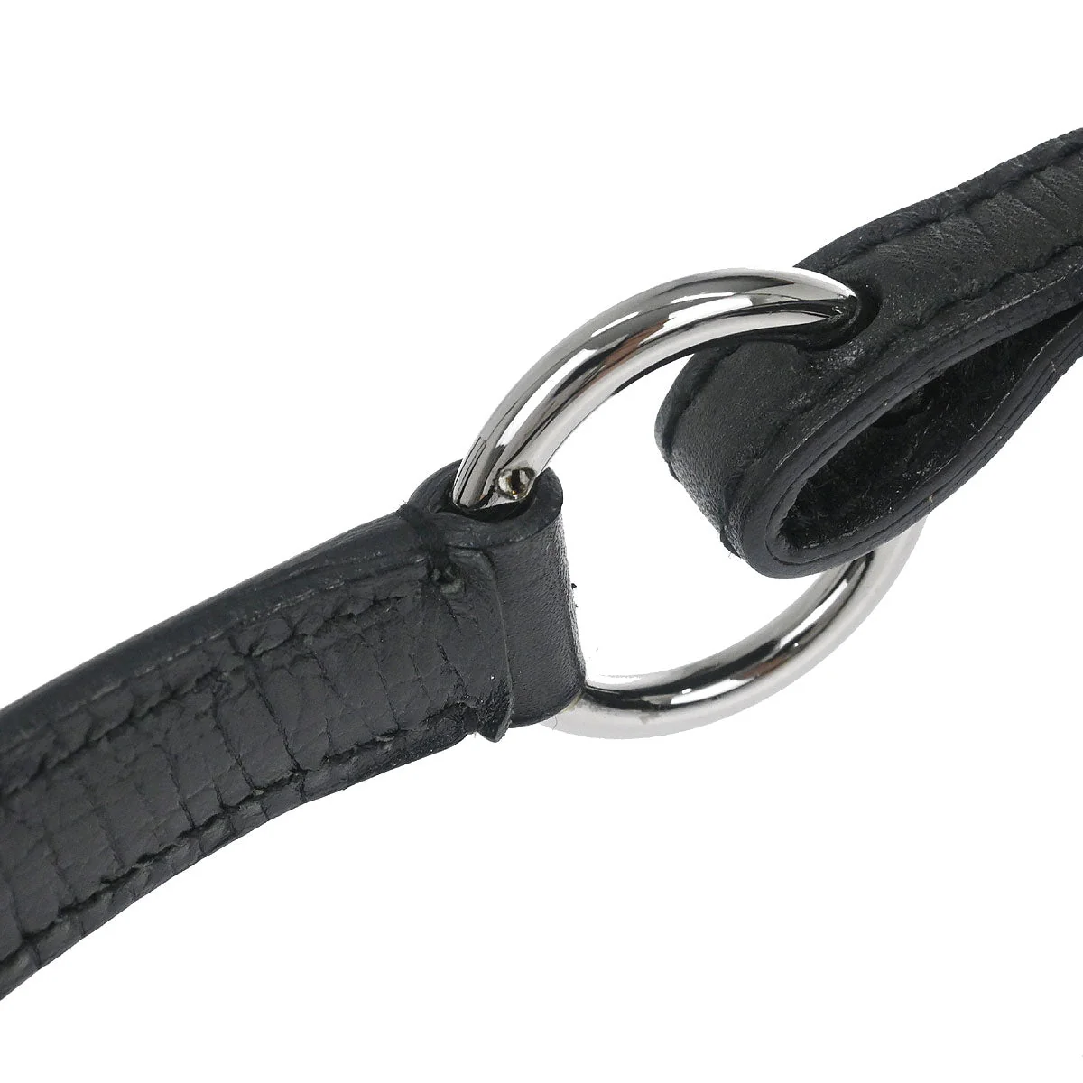 Gucci Black Canvas Horsebit Handbag - Image 5