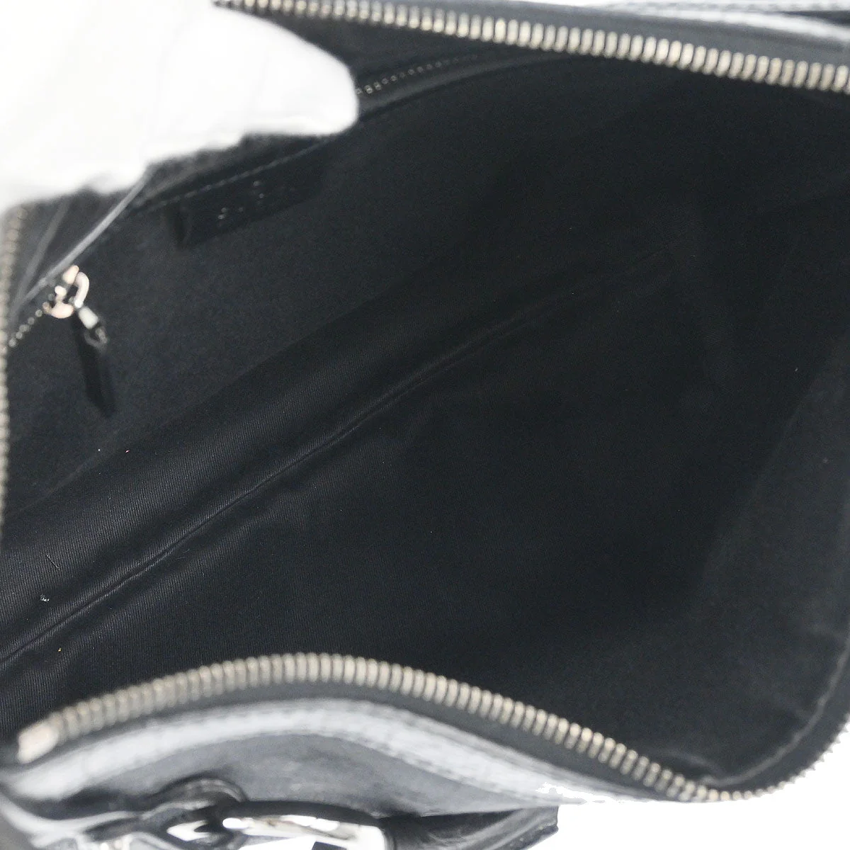 Gucci Black Canvas Horsebit Handbag - Image 6