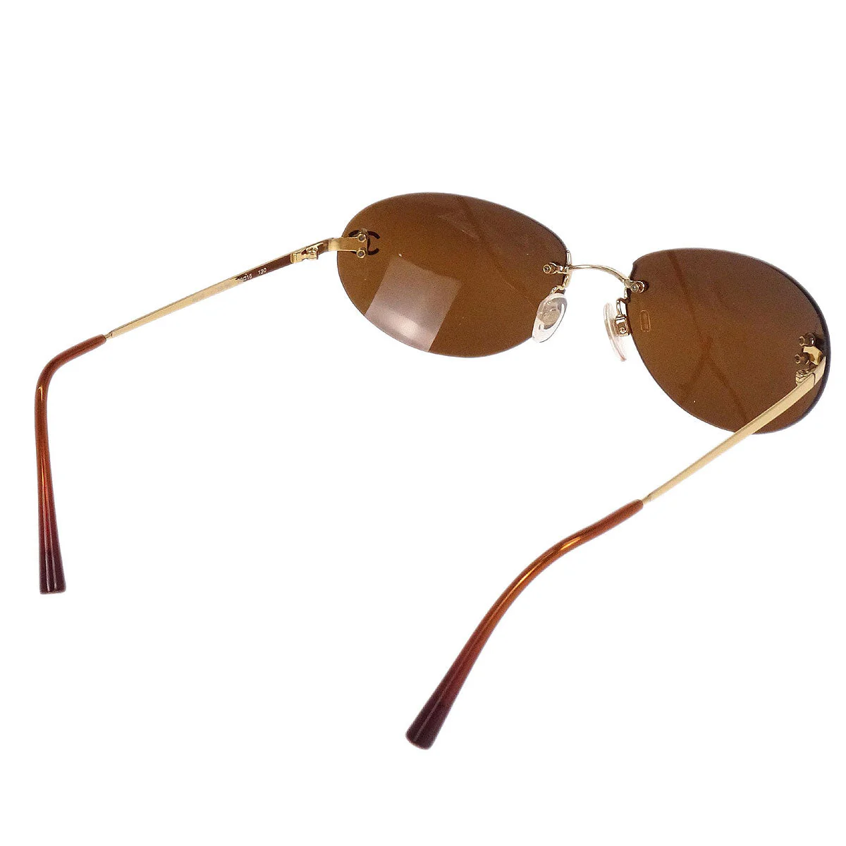 Chanel Sunglasses Eyewear Brown Small Good - Image 2
