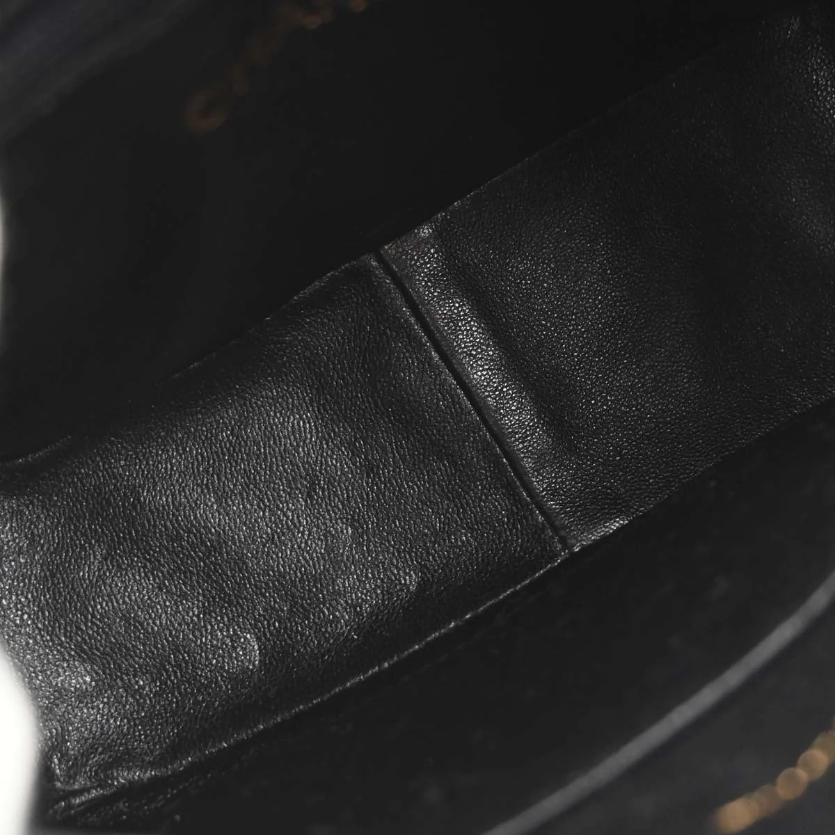 Chanel 1991-1994 Black Calfskin Bias Stitch Camera Bag Mini - Image 8
