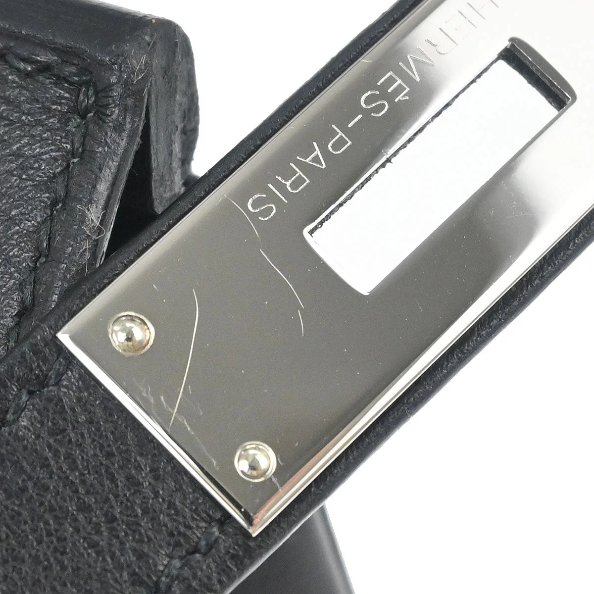 Hermes Black Swift Birkin 30 Handbag - Image 6