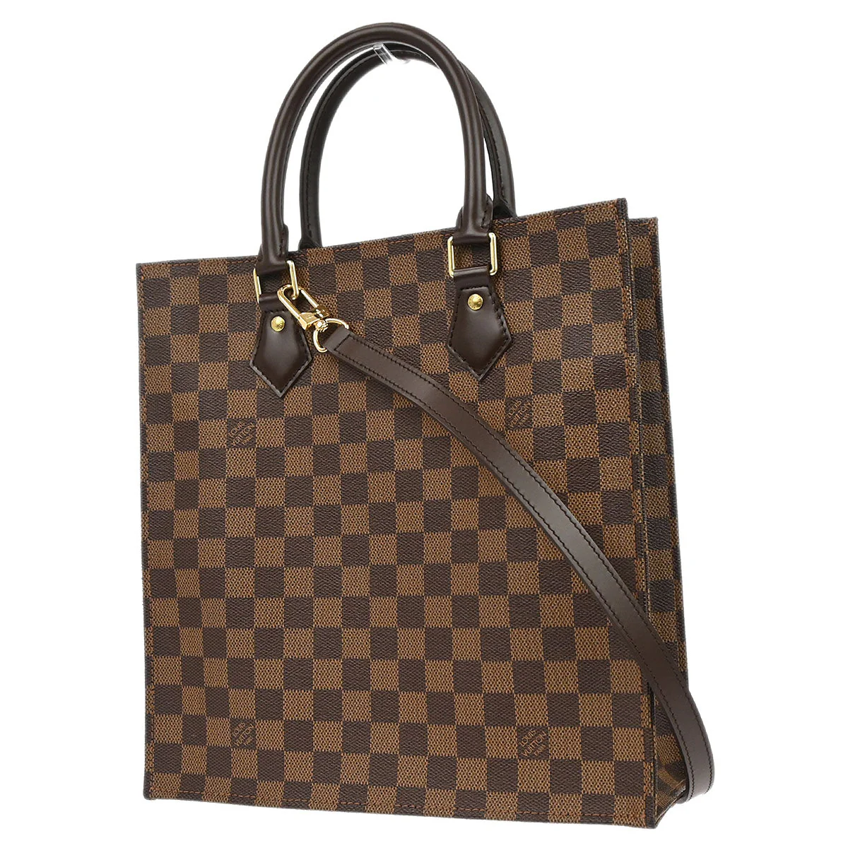 Louis Vuitton 2013 Damier Sac Plat PM 2way Shoulder Tote Handbag N41226 - Image 2