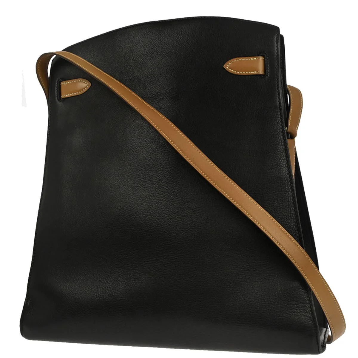 Hermes Black Ardennes Kelly Sport GM Shoulder Bag - Image 2