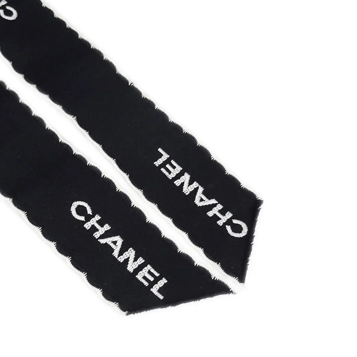 Chanel Bow Brooch Pin Black - Image 2