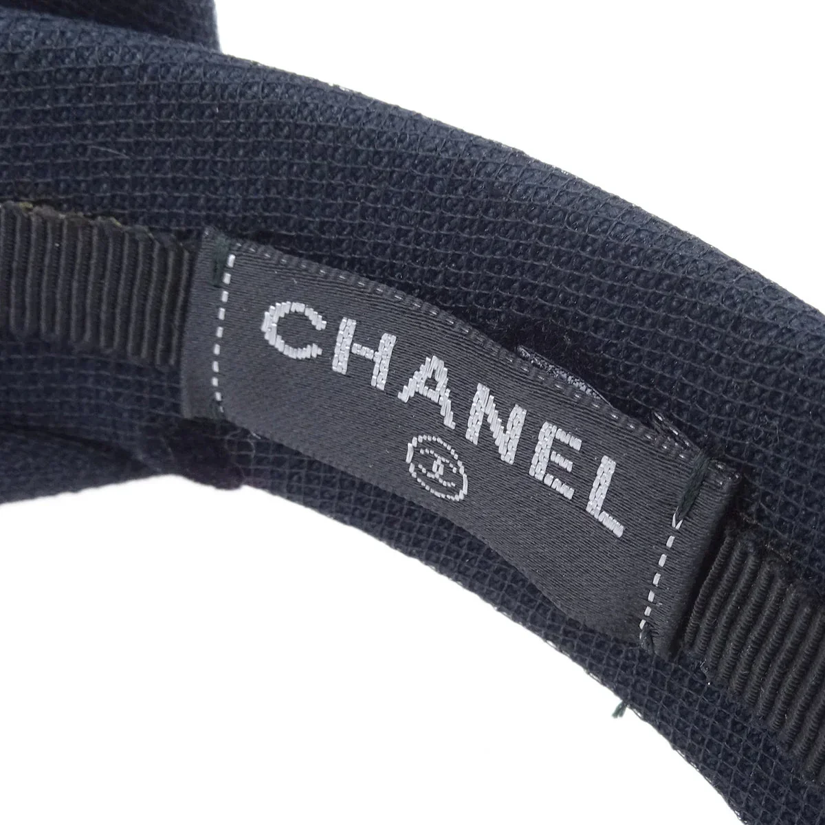 Chanel Bow Headband Black - Image 4