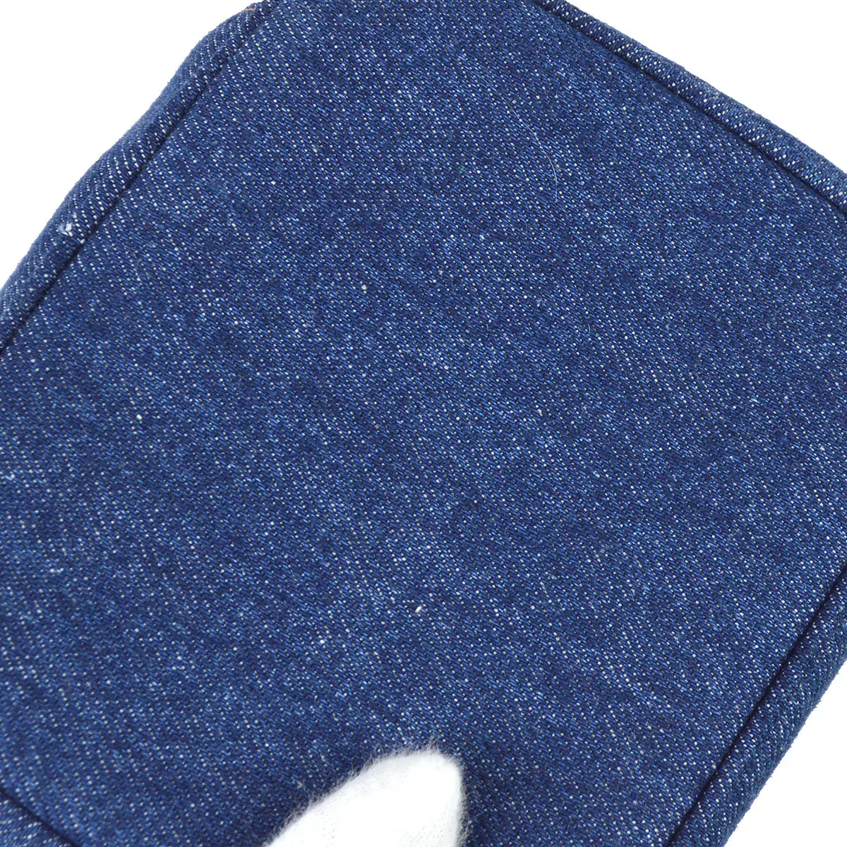 Chanel 1996-1997 Blue Denim Timeless Vanity Handbag - Image 6