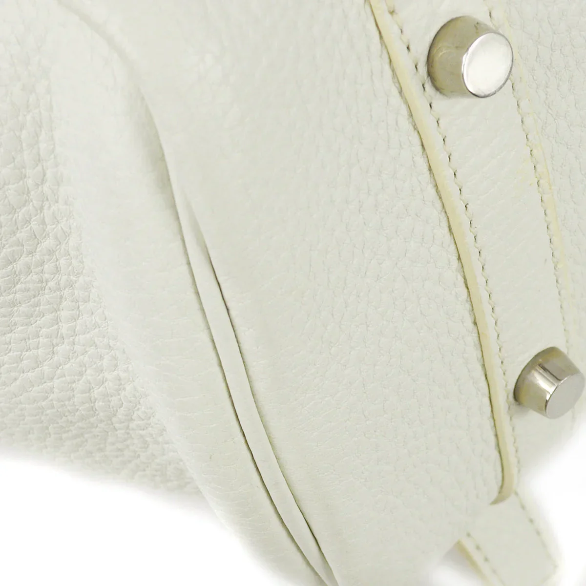 Hermes 2009 White Clemence Pursangle 31 - Image 5