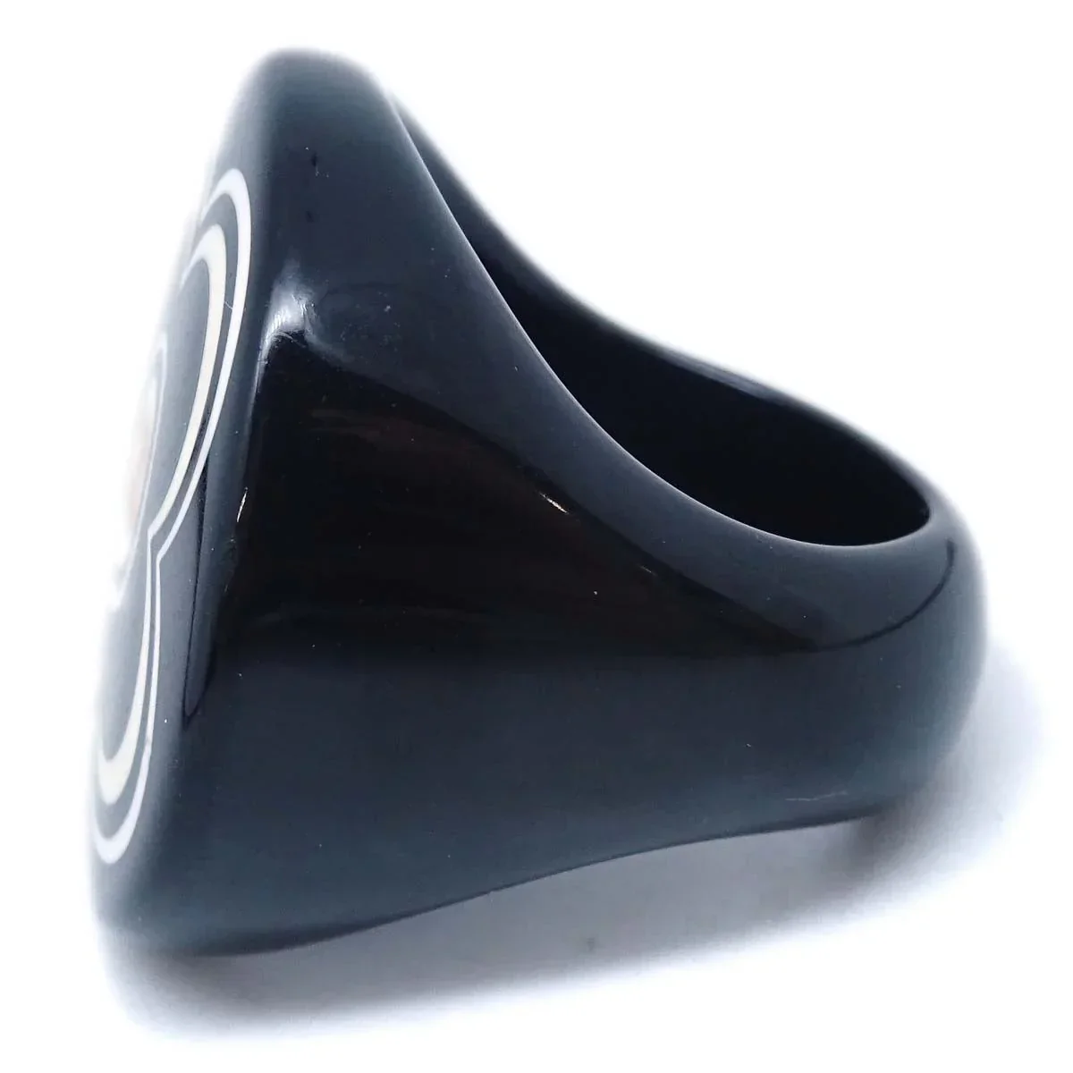 Chanel Ring Black #53 #13 01A - Image 3