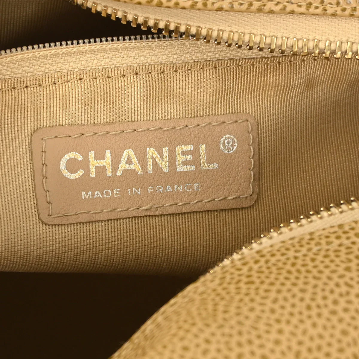 Chanel Beige Caviar Bowling Bag 27 - Image 8