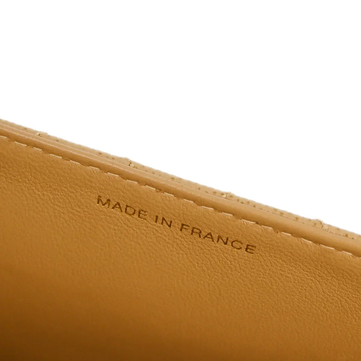 Chanel Beige Caviar Medium Classic Single Flap Shoulder Bag - Image 8