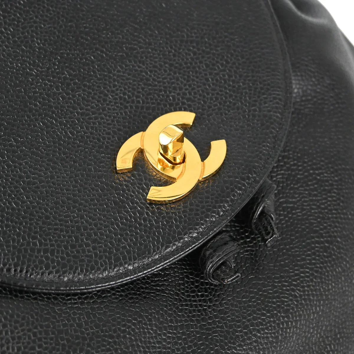Chanel Black Caviar Triple CC Backpack - Image 4