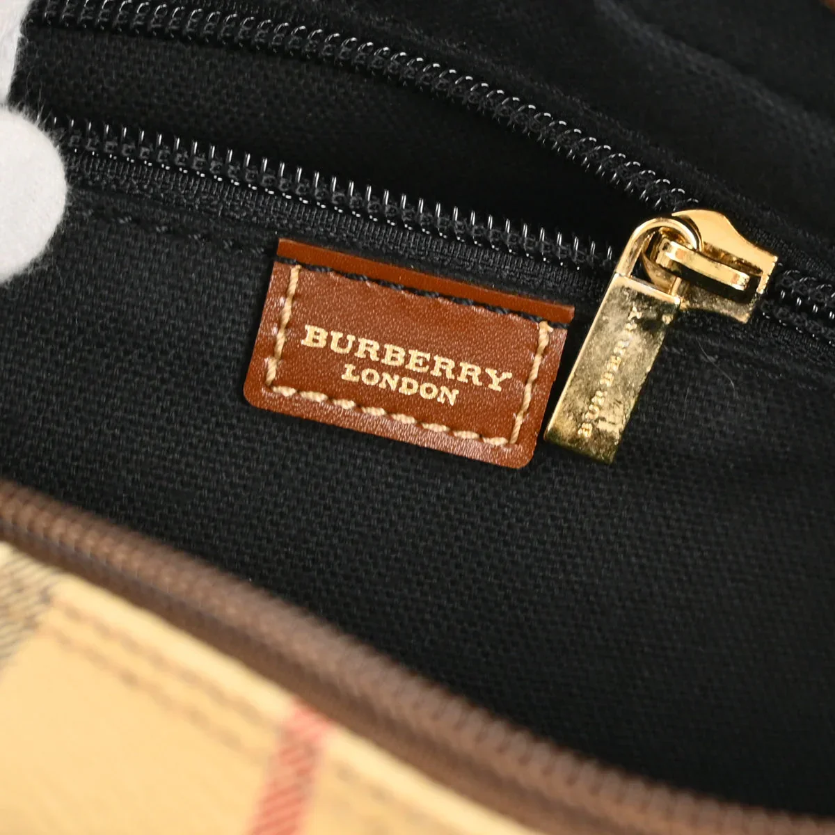 Burberry Beige House Check Clutch Bag - Image 9