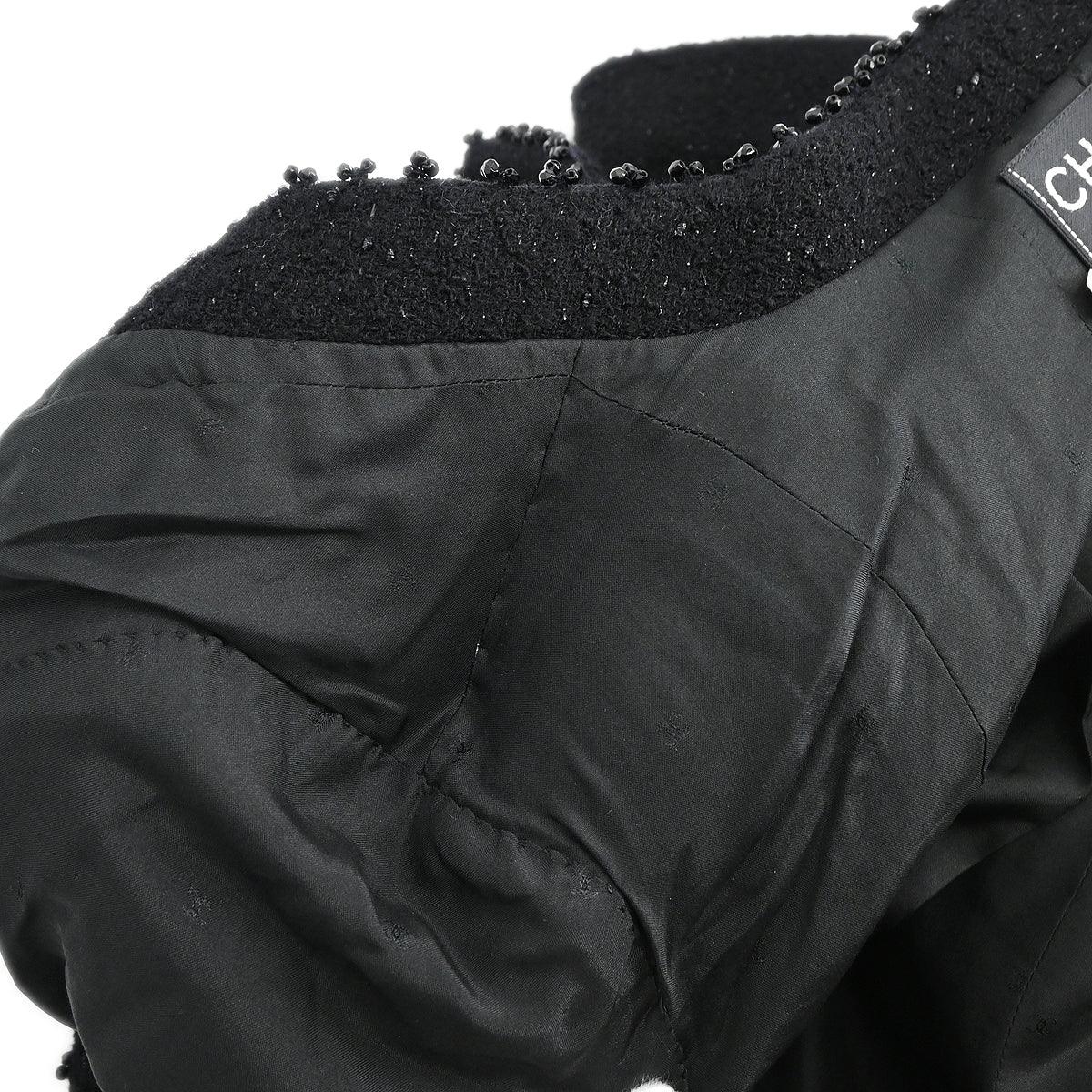 Chanel 1993 Setup Suit Jacket Dress Black #38 - Image 10