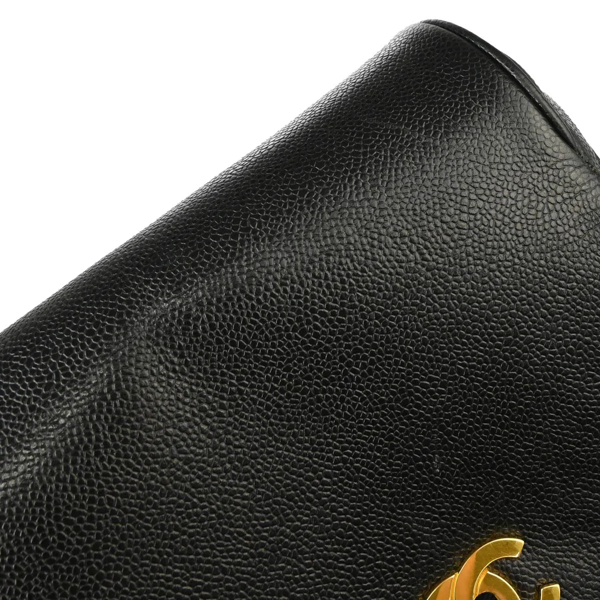 Chanel 1996-1997 Black Caviar Triple CC Backpack - Image 7