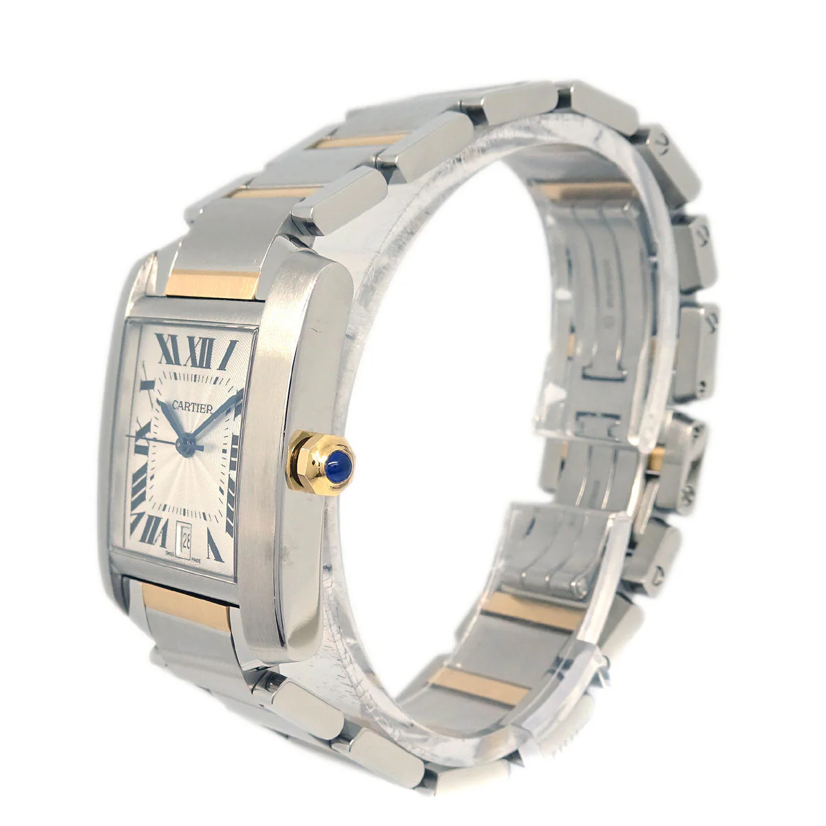 Cartier Tank Francaise LM Ref.2302 Self-winding Watch 18KYG SS - Image 3