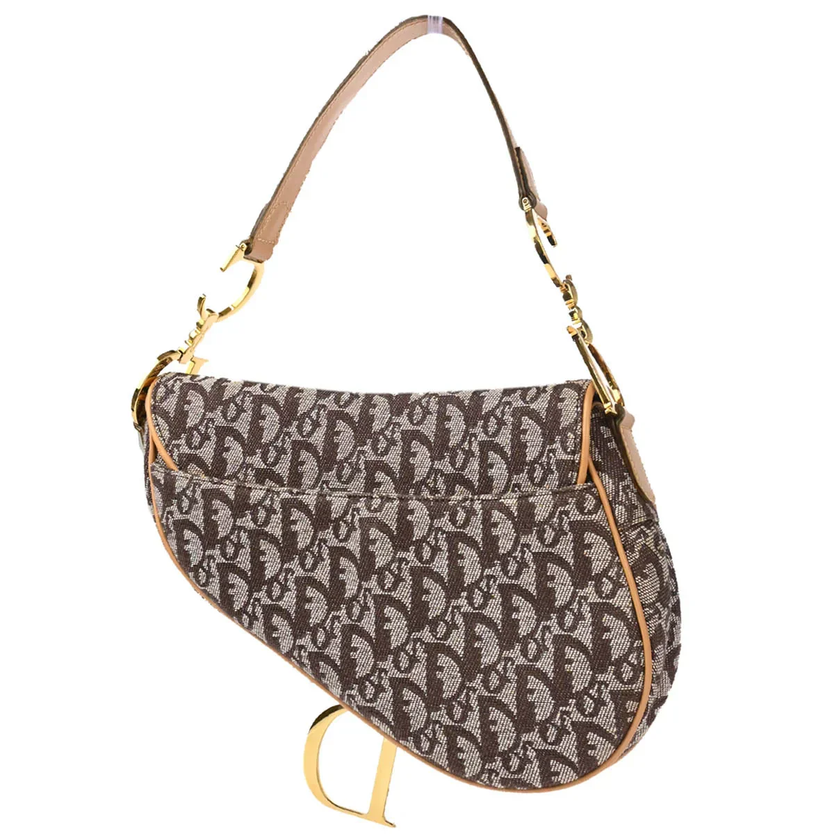 Christian Dior 2002 Brown Trotter Saddle Handbag - Image 2