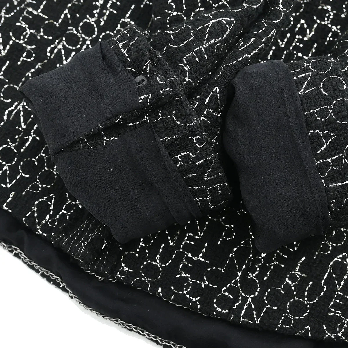 Chanel 2007 Collarless Jacket Black #38 - Image 4