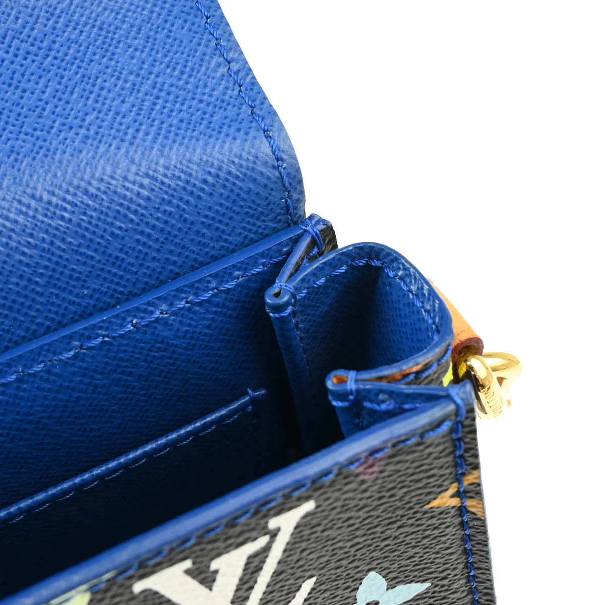 Louis Vuitton 2012 Black Multicolor Heart Breaker Shoulder Bag M40659 - Image 8