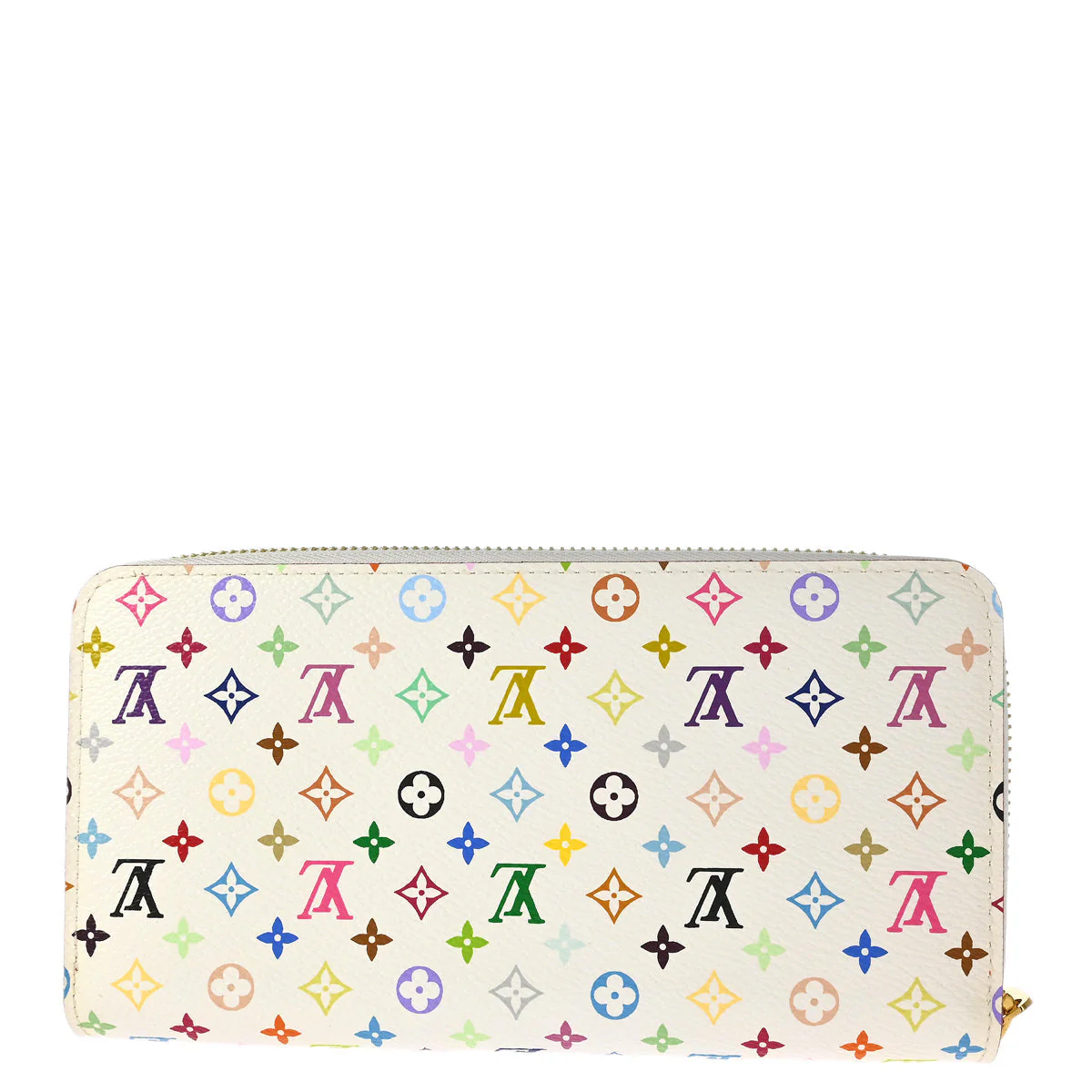 Louis Vuitton 2012 White Multicolor Zippy Wallet M60274 - Image 2