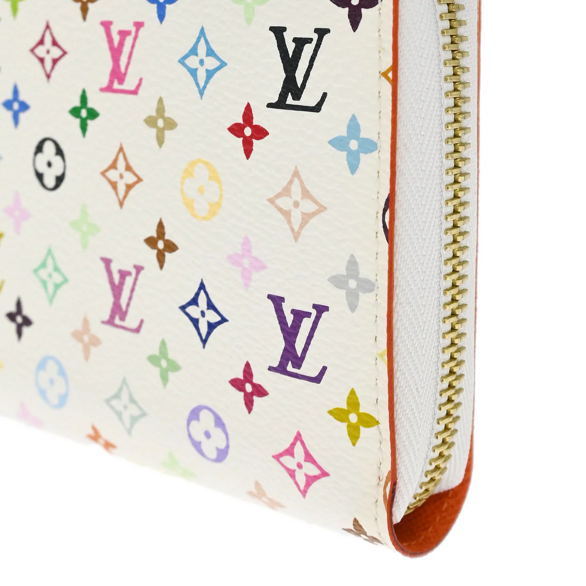 Louis Vuitton 2012 White Multicolor Zippy Wallet M60274 - Image 3