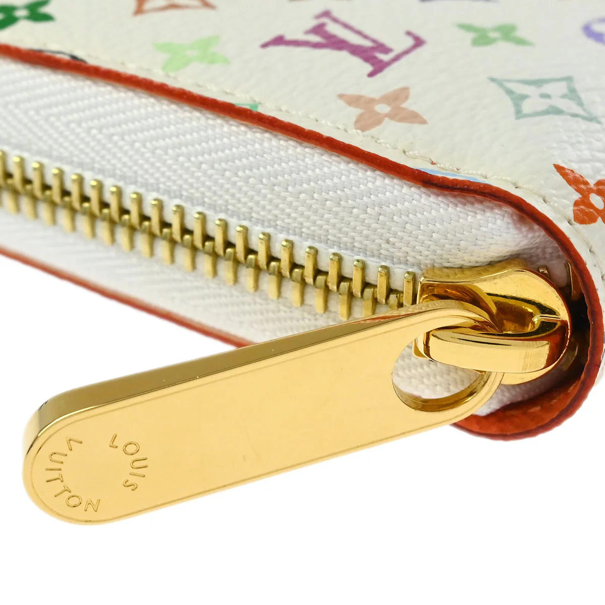 Louis Vuitton 2012 White Multicolor Zippy Wallet M60274 - Image 4