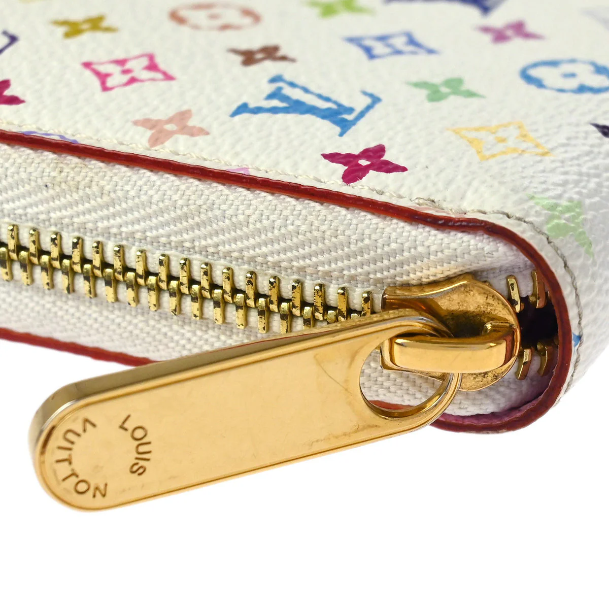 Louis Vuitton 2011 White Multicolor Zippy Wallet M60241 - Image 4