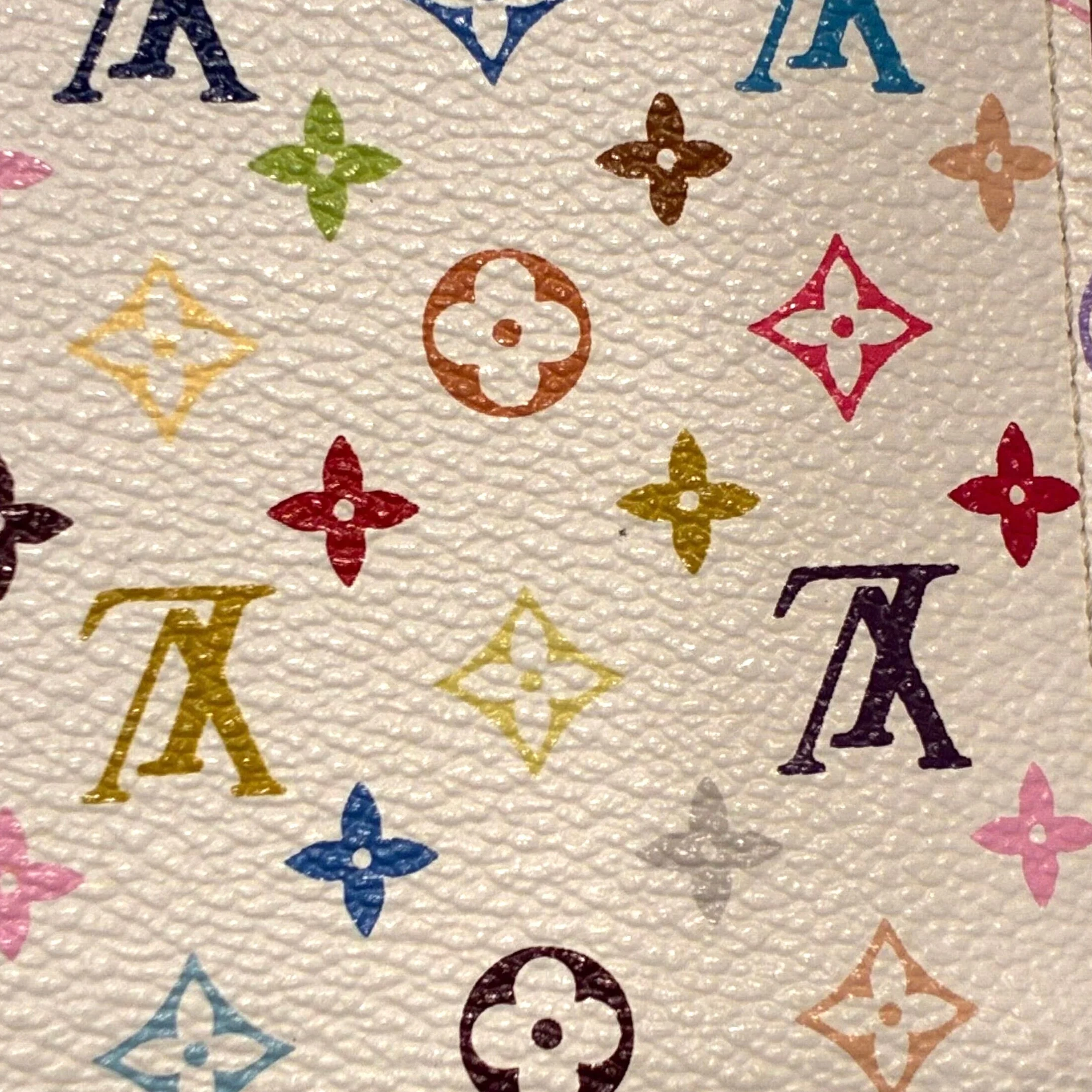 Louis Vuitton 2011 White Multicolor Zippy Wallet M60241 - Image 9