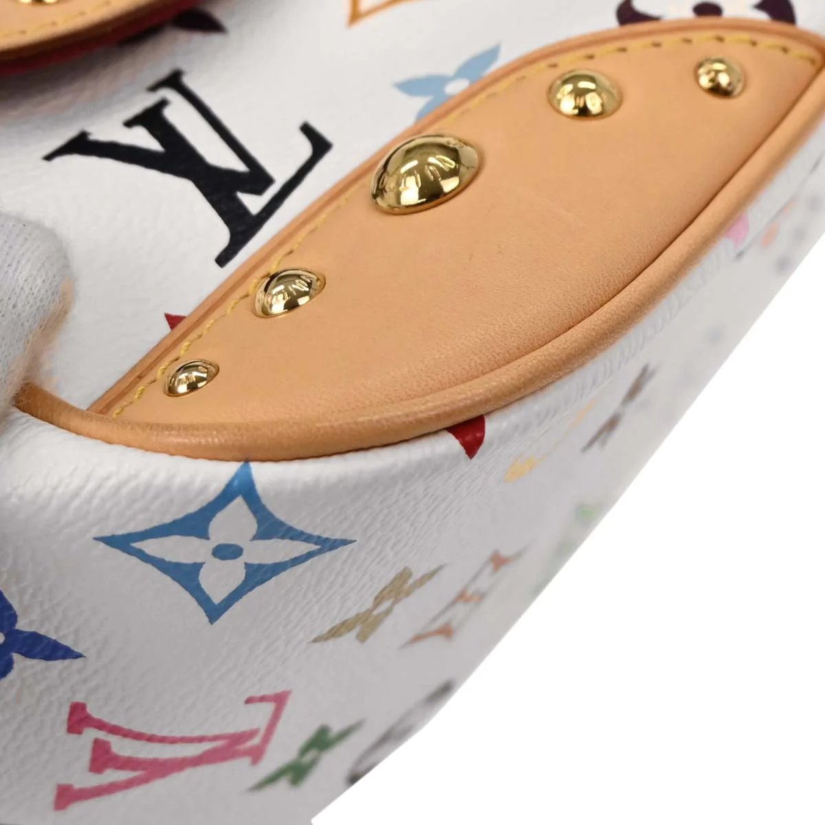Louis Vuitton 2007 White Monogram Multicolor Marilyn Handbag M40127 - Image 4