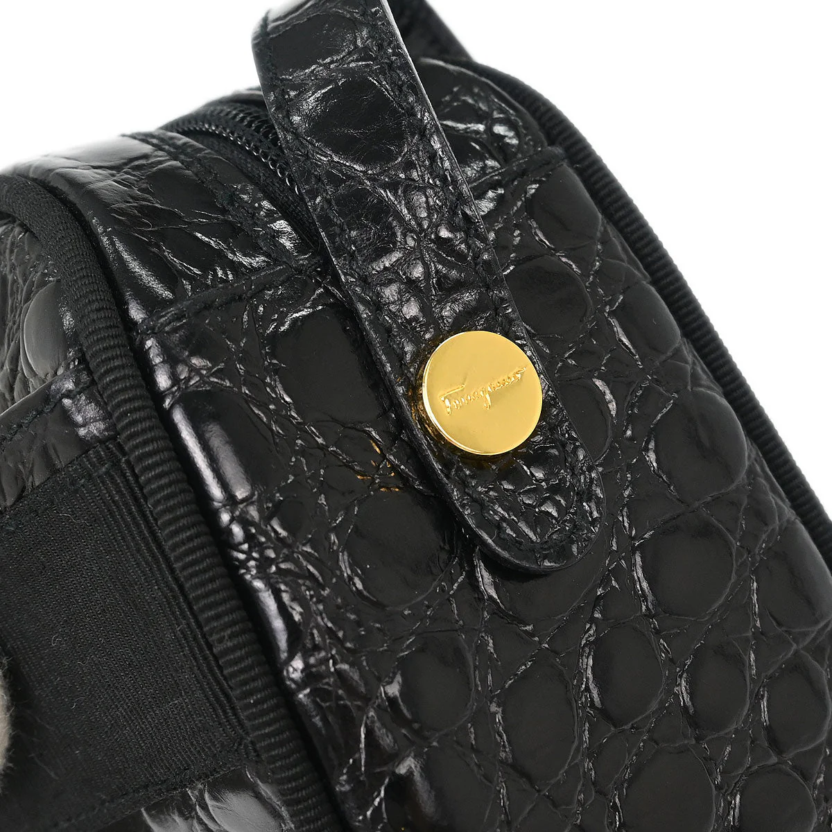 Salvatore Ferragamo Black Vara Shoulder Bag - Image 6