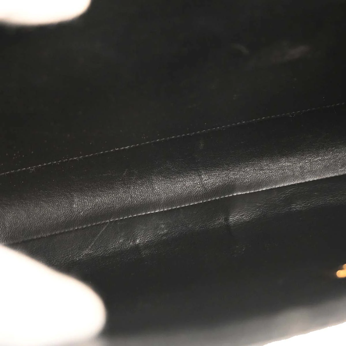 Chanel 1996-1997 Black Caviar Briefcase Business Handbag - Image 8